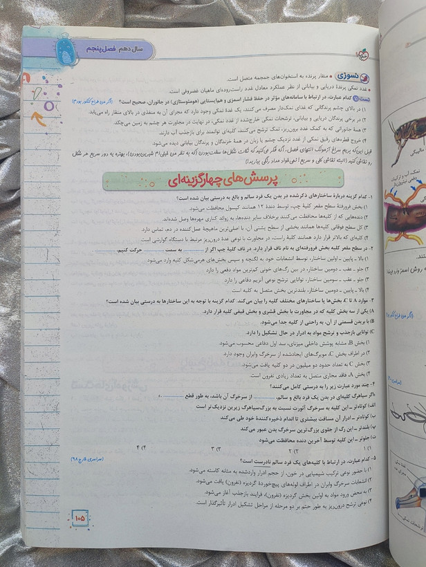شکل آزمون زیست کنکور موضوعی خیلی سبز جامع