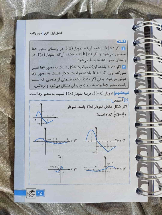 صفحات داخلی کتاب جیبی حسابان ۲ شامل درسنامه و تست_شهر کتاب جابر