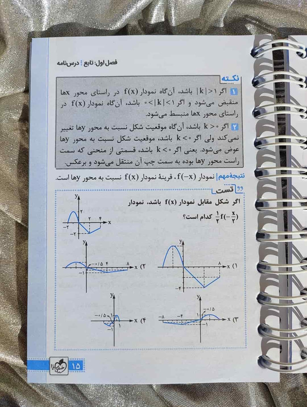 صفحات داخلی کتاب جیبی حسابان ۲ شامل درسنامه و تست_شهر کتاب جابر