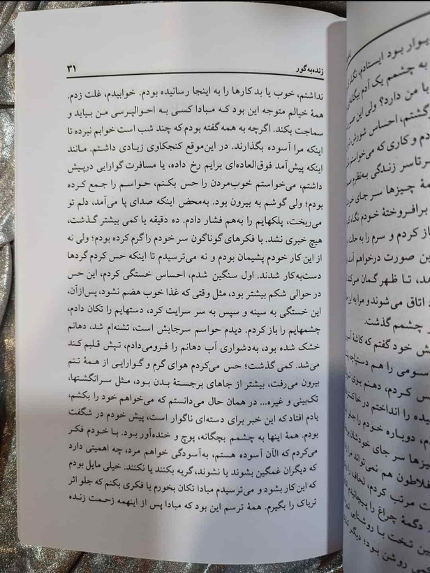 مطالعه کتاب زنده به گور _ شهر کتاب جابر