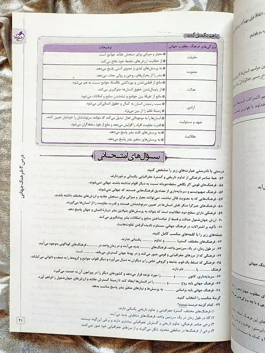 نمونه صفحه جامعه شناسی یازدهم ماجراهای من و درسام