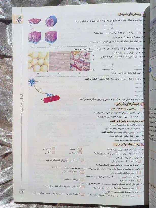 صفحه داخلی کتاب ماجراهای من و درسام زیست شناسی دهم خیلی سبز _ شهر کتاب جابر
