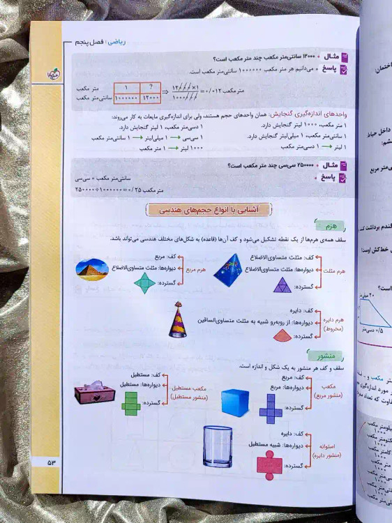 صفحه داخلی کتاب ماجراهای من و درسام جامع ششم دبستان خیلی سبز _ شهر کتاب جابر