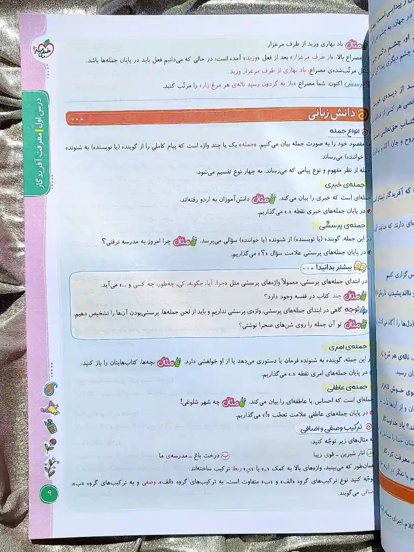 صفحه داخلی کتاب فارسی ششم کتاب کار خیلی سبز-شهرکتاب جابر