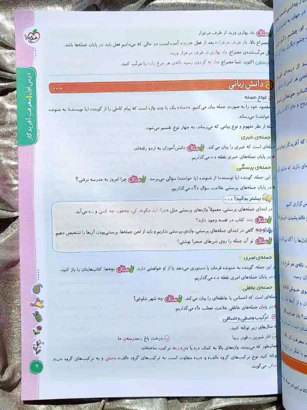 صفحه داخلی کتاب فارسی ششم کتاب کار خیلی سبز-شهرکتاب جابر