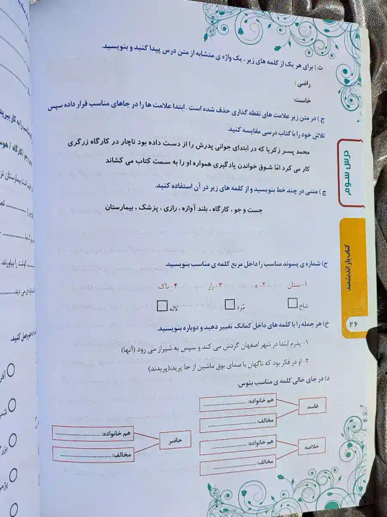 خرید و قیمت فارسی پنجم دبستان اندیشمند کتاب یار _ شهر کتاب جابر