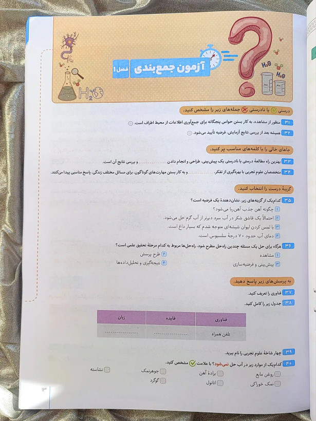 قیمت کتاب فرمول بیست علوم هفتم گاج _ شهر کتاب جابر