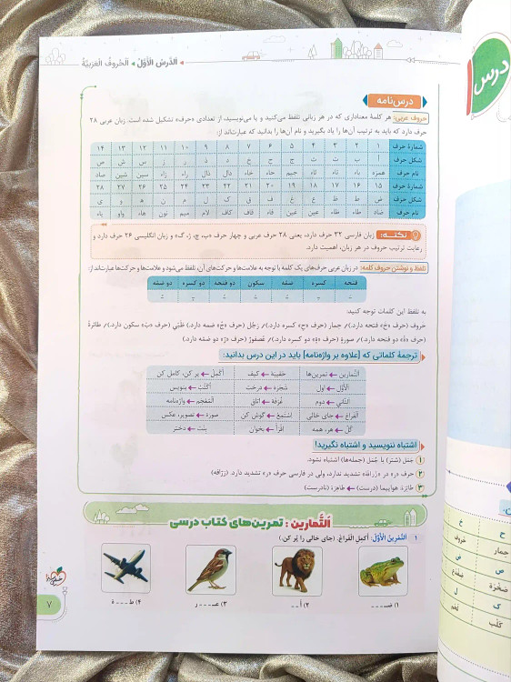 صفحه داخلی کتاب ماجرای بیست عربی هفتم خیلی سبز _ شهر کتاب جابر