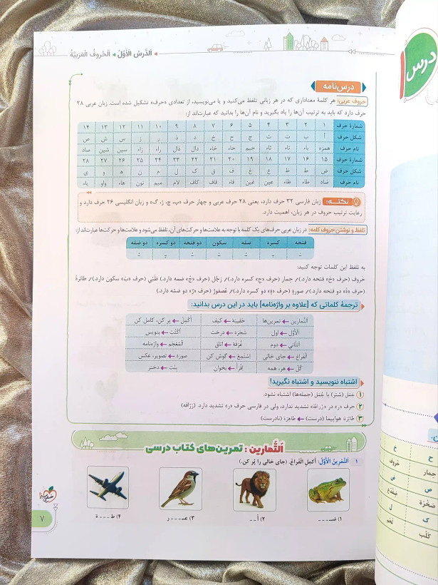 صفحه داخلی کتاب ماجرای بیست عربی هفتم خیلی سبز _ شهر کتاب جابر