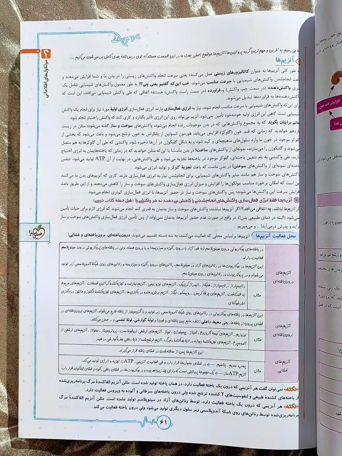 صفحه داخلی کتاب زیست شناسی دوازدهم تجربی خیلی سبز _ شهر کتاب جابر